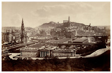 Scotland, Edinburgh, General View Vintage Albumen Print 13x Albumin Print picture