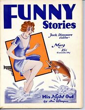 Funny Stories Magazine May 1930 Vol. C #5 VG picture