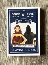 The Good Ruler Evil Ruler Card Deck Playing Cards Brain Health Mental Health NEW picture
