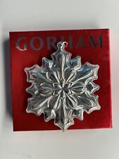 2018 Gorham STERLING Silver 49th Annual Edition Snowflake Ornament RARE Year picture