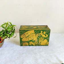 1930s Vintage GG Confectionery Fish Mermaids Graphics Advertising Tin Box TB1377 picture