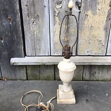 Vintage antique Alabaster Table Lamp Marble Carved Urn Style 1920s/30s picture