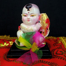 Guman Thong Blessed Statue Buddhism Figurine Money Call Amulet Kuman Amulet picture