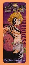 MELIODAS The Seven Deadly Sins Bookmark Promo Long Clear Card Rare Japanese picture
