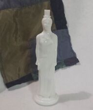 Vtg Avon Milk Glass Grecian Lady Figurine 10-3/4