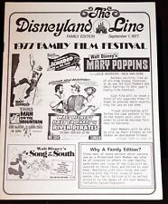 Disneyland Line 1977 Ambassadors Photos WALT DISNEY FILM FESTIVAL Mary Poppins picture
