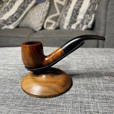 36g Wally Frank Ltd. Straight Grain Smooth Second Bent Billiard Pipe picture
