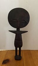 African Hand Carved Vintage  Wooden Fertility Statue Figurine H 13