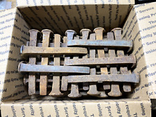 Railroad Spikes Vintage Carbon Steel Blacksmithing Lot of 50 picture