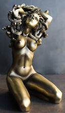 Ebros Greek Goddess Kneeling Nude Seductive Medusa W/ Snake Hair Statue 6