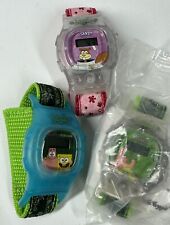 SpongeBob SquarePants Nickelodeon Vintage Kelloggs Cereal Box Toy 3 Watches picture