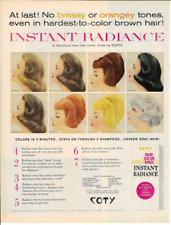 1961 COTY Hair Color Rinse Cosmetics Style Care Vintage Magazine Print Ad picture