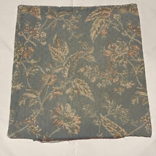 Antique Unstuffed Throw Pillow Case Cover Floral French Blue Cottage Cream Pink picture