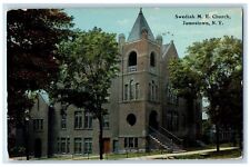 c1910's Swedish M.E. Church Scene Jamestown New York NY Posted Vintage Postcard picture
