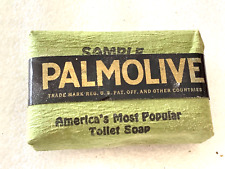 1920s Palmolive Sample Toilet Soap Bar Colgate Peet Co USA Antique Sealed NOS picture
