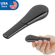 Portable Magnetic Metal Spoon Smoking Pipe Silver With Gift Box- FAST SHIP Black picture