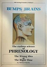 1984 Phrenology Curious Science of the Brain illustrated picture