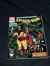SPIDER MAN #9 1991 MARVEL COMICS PERCEPTIONS WOLVERINE HIGH GRADE picture