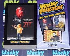 2018 WACKY PACKAGES GO TO THE MOVIES COMPLETE SET 90 STICKER CARDS FREE WRAPPER picture