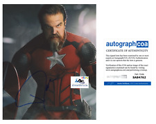 DAVID HARBOUR AUTOGRAPH SIGNED 8x10 PHOTO RED GUARDIAN BLACK WIDOW ACOA picture