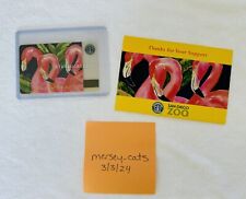 Starbucks Collectible Gift Card: 2003 San Diego Zoo Flamingo with sleeve  picture
