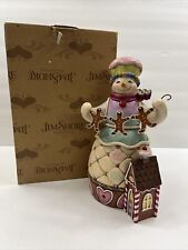 Jim Shore Heartwood Creek Tasty Traditions 4034371 Sweets Snowman Figurine 2013 picture