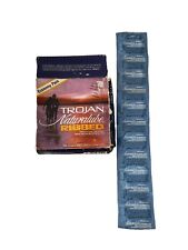 VINTAGE TROJAN NATURALUBE LUBRICATED LATEX CONDOMS X 6 picture