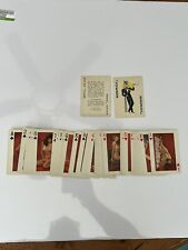Vintage FIFTY-TWO ART STUDIES NUDE PLAYING CARDS Novelties Mfg Pin Up Girls SET picture
