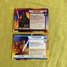 STAR WARS UNLIMITED - Darth Vader + Luke Skywalker / SET OF 2 Promo Cards 2023 picture