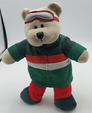 Starbucks 2019 Limited Edition Bearista Bear Skier Skiing Plush toy  9.5” picture