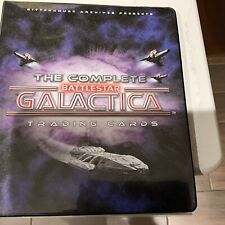 battlestar galactica 2004 Complete Set Plus Binder Promo ,CC1 AND INSERTS picture