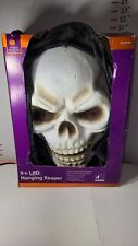 Home Accent 9 Ft Hanging Reaper LED  Rare Halloween TESTED picture