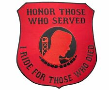 Honor Those Who Served I Ride For Those Who Died 11x12 Back Patch B&R LD15 picture
