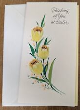 Vintage Rust Craft Easter Greeting Card #1086-2 picture