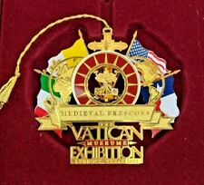 2002 Christmas Ornament Medieval Frescoes The Vatican Exhibition Lubbock Texas picture