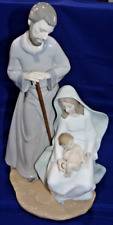 Lladro Nao Holy Family Nativity Mary Joseph Jesus Large 14.5