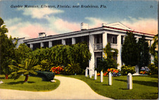 Vintage 1952 Gamble Mansion, Ellenton near Bradenton, Florida FL Postcard  picture