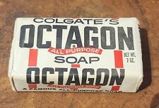 NEW Vintage Antique Colgate's Octagon All-Purpose Large Soap 7.05 oz picture
