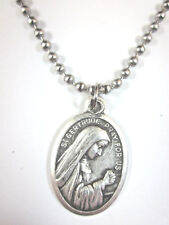  St Gertrude the Great Medal Italy Necklace 24