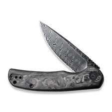 Civivi Knives NOx Frame Lock C2110DS-1 Damascus Steel Black Marble Carbon Fiber picture