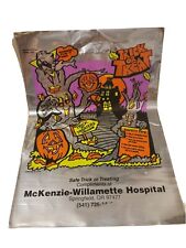 1990s McGruff the Crime Dog Halloween Trick or Treat Bag Vintage 1996 Decor VTG picture