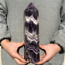 1690g Natural Dream amethyst quartz obelisk crystal wand tower point healing picture