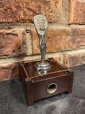 AS IS Vintage 1930s Art Deco Parker of London Silent Flame Table Lighter picture