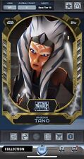 AHSOKA TANO-5cc 2024 BASE TIER 10-SERIES 1/WAVE 1-TOPPS STAR WARS CARD TRADER picture