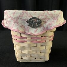 LONGABERGER American Cancer Society Horizon of Hope Basket 2002 With Pewter Pin picture