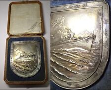 WW II Imperial Japanese Navy Battle Cruiser 1936 Launch Medal, Rare picture