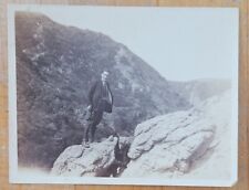 Vintage 1918 Original Photo Of Man In France (Alps?) picture