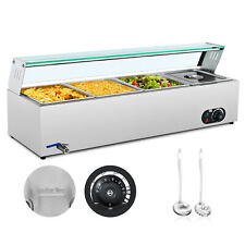 WILPREP Commercial Food Warmer Steam Table Buffet Server Bain Marie 40QT 1200W picture