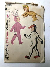 50s Simplicity 4073 Child Sewing Pattern - Costumes Medium 6-8 - Cut - Halloween picture
