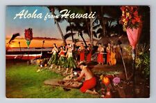 HI-Hawaii, General Greetings, Antique, Vintage Souvenir Postcard picture